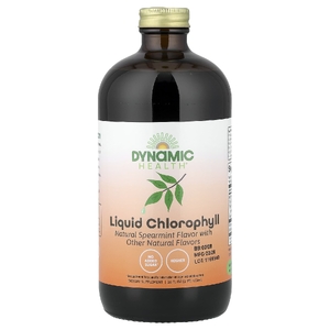 Dynamic Health, жидкий хлорофилл, со вкусом натуральной мяты, 473 мл (16 жидк. унций)