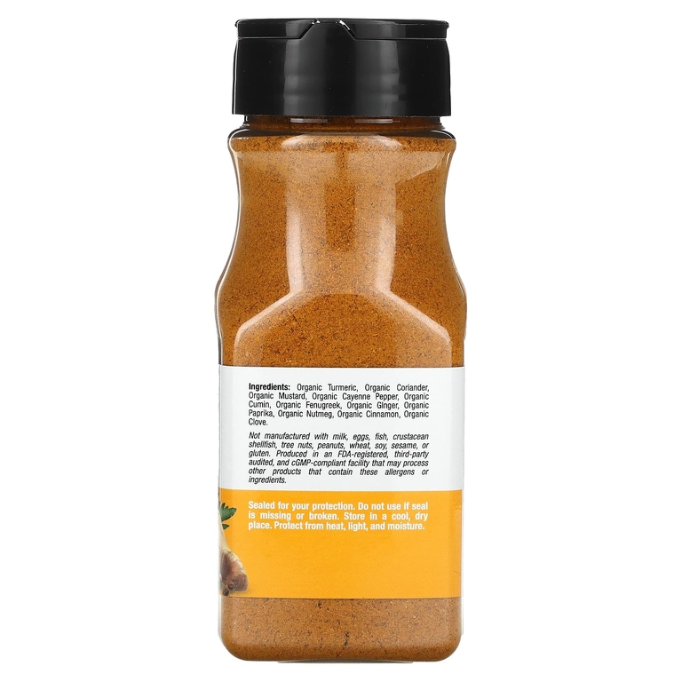 California Gold Nutrition, Foods, органический порошок карри, 161 г (5,68 унции)