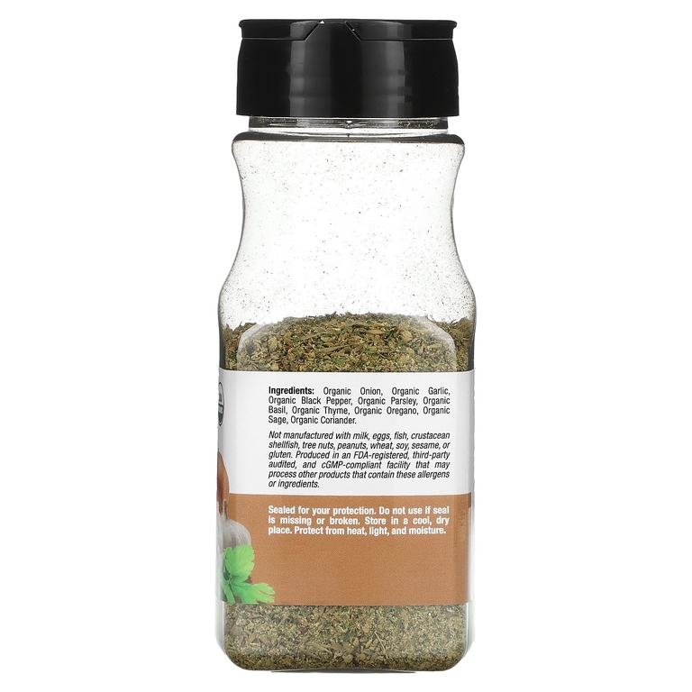 California Gold Nutrition, Foods, органическая универсальная приправа, 85 г (3 унции)
