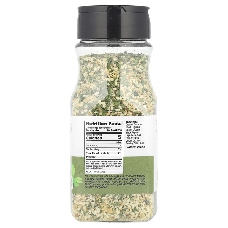 California Gold Nutrition, Foods, органический чеснок с травами, 168 г (5,93 унции)