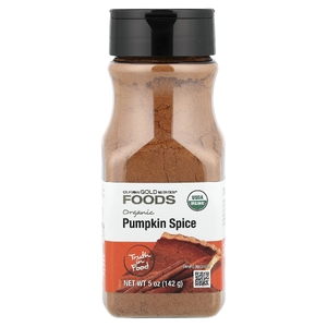 California Gold Nutrition, Foods, органические специи для тыквы, 142 г (5 унций)