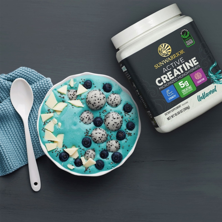 Sunwarrior, Активный моногидрат креатина без вкуса, 300 г (10,58 унции)
