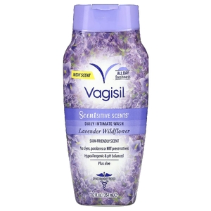 Vagisil, Scentsitive Scents®, средство для ежедневного интимной гигиены, лаванда и полевые цветы, 354 мл (12 жидк. унций)