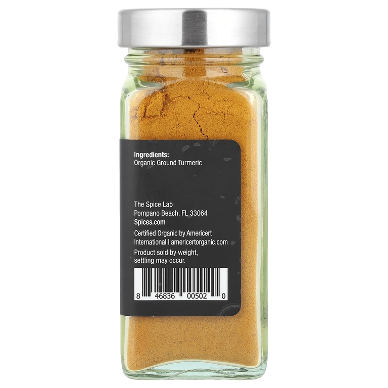 The Spice Lab, органическая молотая куркума, 53 г (1,9 унции) (Товар снят с продажи) 