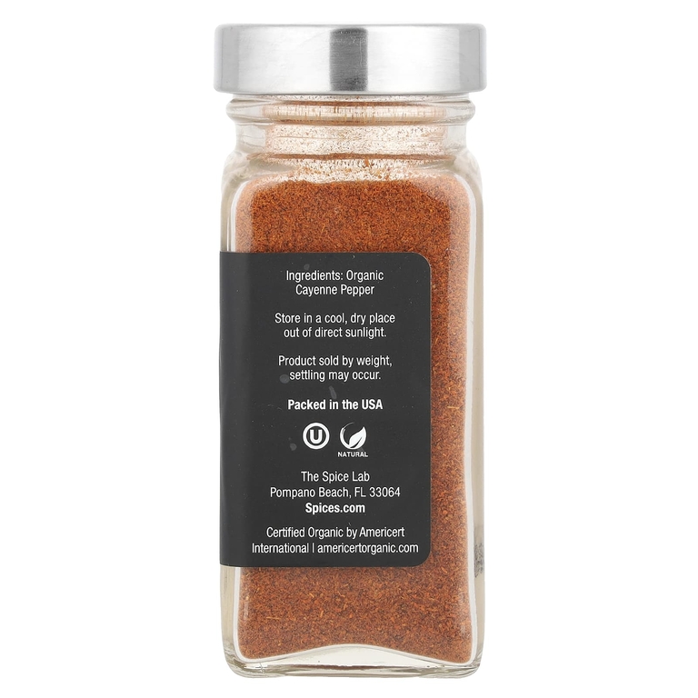 The Spice Lab, органический кайенский перец, 48 г (1,7 унции) (Товар снят с продажи) 
