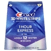 Crest, 3D Whitestrips, набор для отбеливания зубов, экспресс-действие за 1 час, 20 полосок