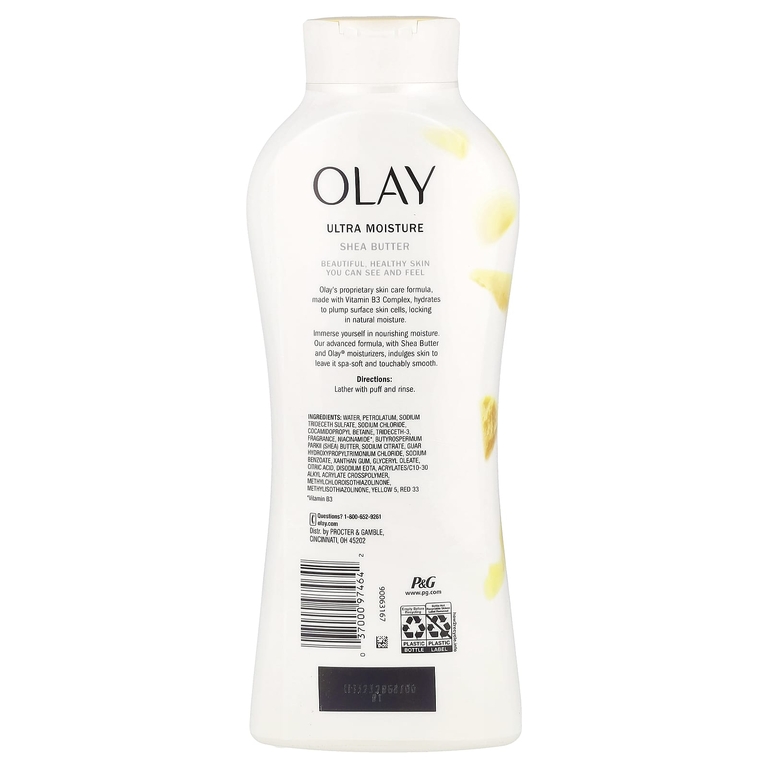 Olay, Увлажняющий гель для душа с маслом ши, 650 мл (22 жидк. унц.)