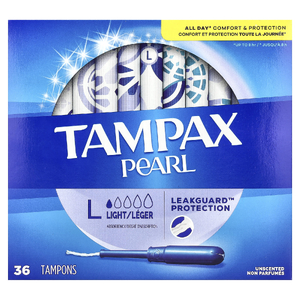Tampax, Жемчужный, легкий, без запаха`` 36 тампонов