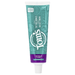 Tom's of Maine, Whole Care®, натуральная зубная паста против кариеса с фторидом, зимняя мята, 113 г (4 унции)