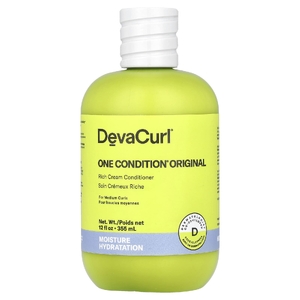 DevaCurl, One Condition® Original, крем-кондиционер с насыщенным вкусом, для средних локонов, 355 мл (12 жидк. Унций) (Товар снят с продажи) 
