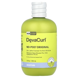 DevaCurl, No-Poo ® Original, очищающее средство без пены, для сухих, средних и жестких локонов, 355 мл (12 жидк. Унций) (Товар снят с продажи) 