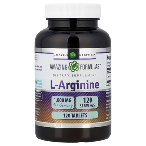 Amazing Nutrition, L-аргинин, 1000 мг, 120 таблеток