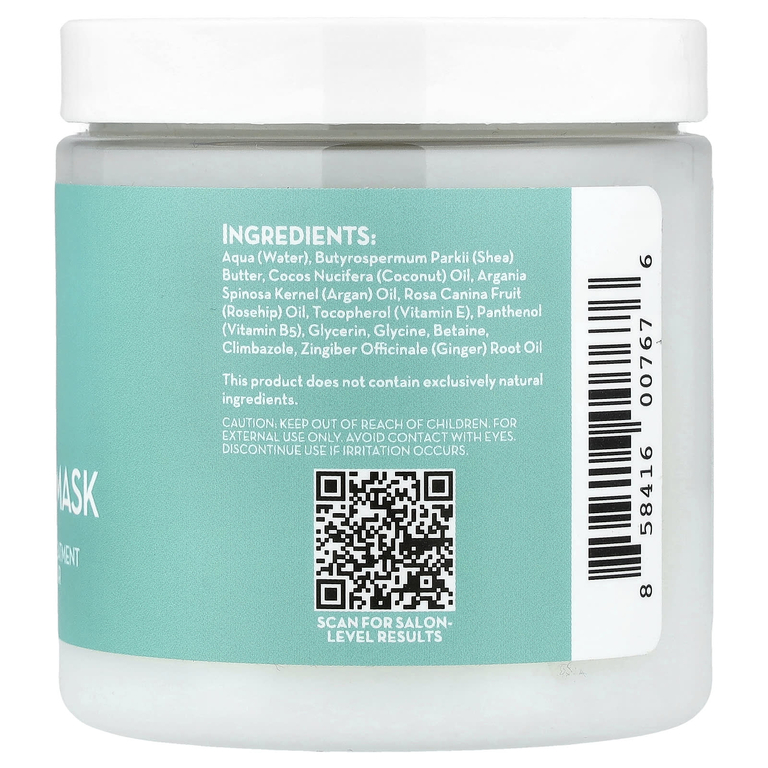 Pure Body Naturals, Маска для волос с аргановым маслом, чистый блеск, 240 мл (8 жидк. Унций)