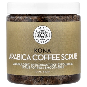Pure Body Naturals, Кофейный скраб Kona Arabica, 340 г (12 унций)