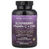 Viva Naturals, бузина, витамин C и цинк, 120 капсул