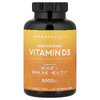 Viva Naturals, витамин D3 с органическим жидким кокосовым маслом, 125 мкг (5000 МЕ), 360 капсул