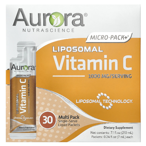 Aurora Nutrascience, Micro-Pack+®, липосомальный витамин C, 30 пакетиков по 7 мл (0,24 жидк. унции)
