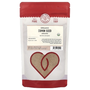 Pure Indian Foods, органические семена тмина, молотые, 226 г (8 унций)