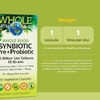 Natural Factors, Whole Earth & Sea®, синбиотическая добавка с цельнопищевыми пребиотиками и пробиотиками, 60 вегетарианских капсул