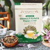 DelighTeas, травяной чай для очищения, для облегчения состояния желудка и печени, рассыпчатая смесь, без кофеина, 140 г (5 унций)