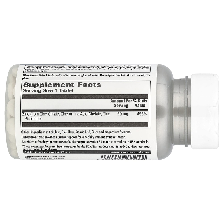 KAL, Tri-Zinc 50™, 90 таблеток (50 мг в 1 таблетке)