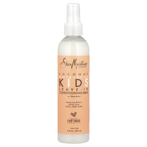 SheaMoisture, Несмываемое молочко-кондиционер для детей с маслом ши, для густых, вьющихся волос, кокоса и гибискуса, 237 мл (8 жидк. унц.)