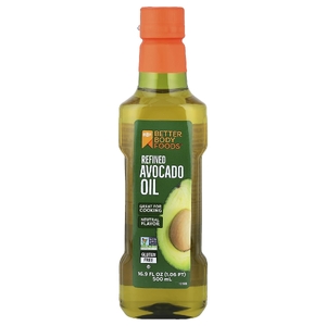 BetterBody Foods, рафинированное масло авокадо, 500 мл (16,9 жидк. унции)