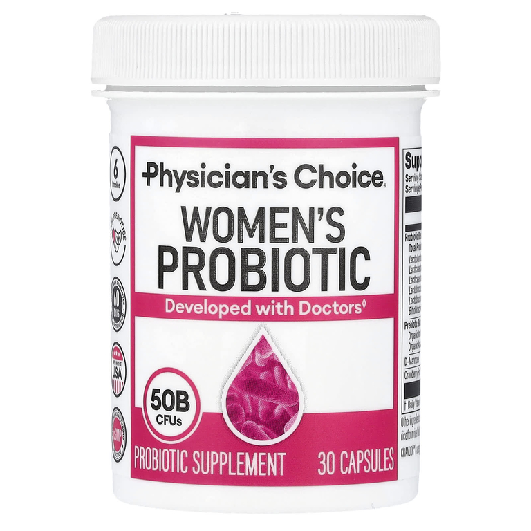 Physician's Choice, пробиотик для женщин, 30 капсул
