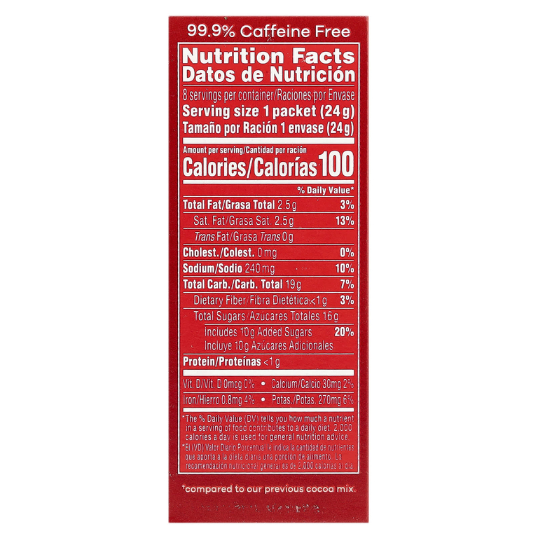 Nestle Hot Cocoa Mix, Насыщенный молочный шоколад, 8 конвертов по 24,2 г (0,85 унции)