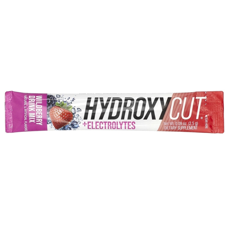 Hydroxycut, смесь с электролитами для приготовления напитка для снижения веса, со вкусом лесных ягод, 21 пакетик по 2,5 г (0,09 унции)