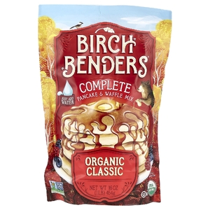 Birch Benders, смесь для блинов и вафель, классическая органическая, 454 г (16 унций)