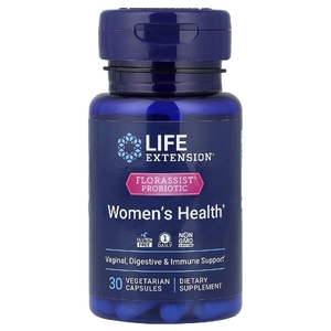 Life Extension, FLORASSIST®, пробиотик, женское здоровье, 30 вегетарианских капсул
