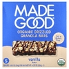 MadeGood, Батончики мюсли, с шоколадом, ваниль, 5 батончиков, 24 г (0,85 унции)