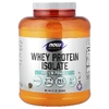 NOW Foods, Спорт, изолят сывороточного протеина, без добавок, 2268 г (5 фунтов)