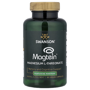 Swanson Vitamins, L-треонат магния с Magtein®, 90 веганских капсул