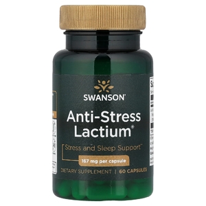 Swanson Vitamins, Anti-Stress Lactium®, 167 мг, 60 капсул