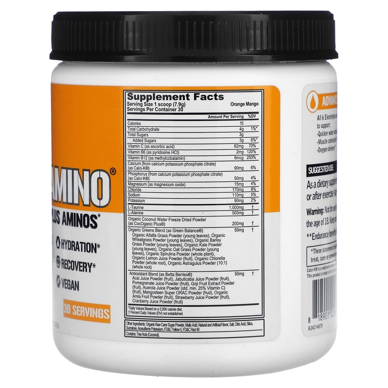 EVLution Nutrition, HydrAmino, апельсин и манго, 237 г (8,4 унции)