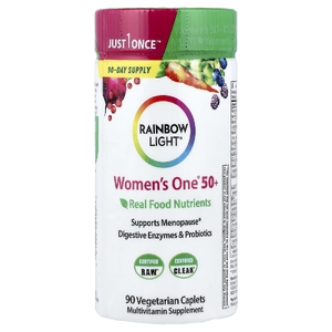 Rainbow Light, Женщины One™  50+ с натуральными питательными веществами, 90 вегетарианских капсул