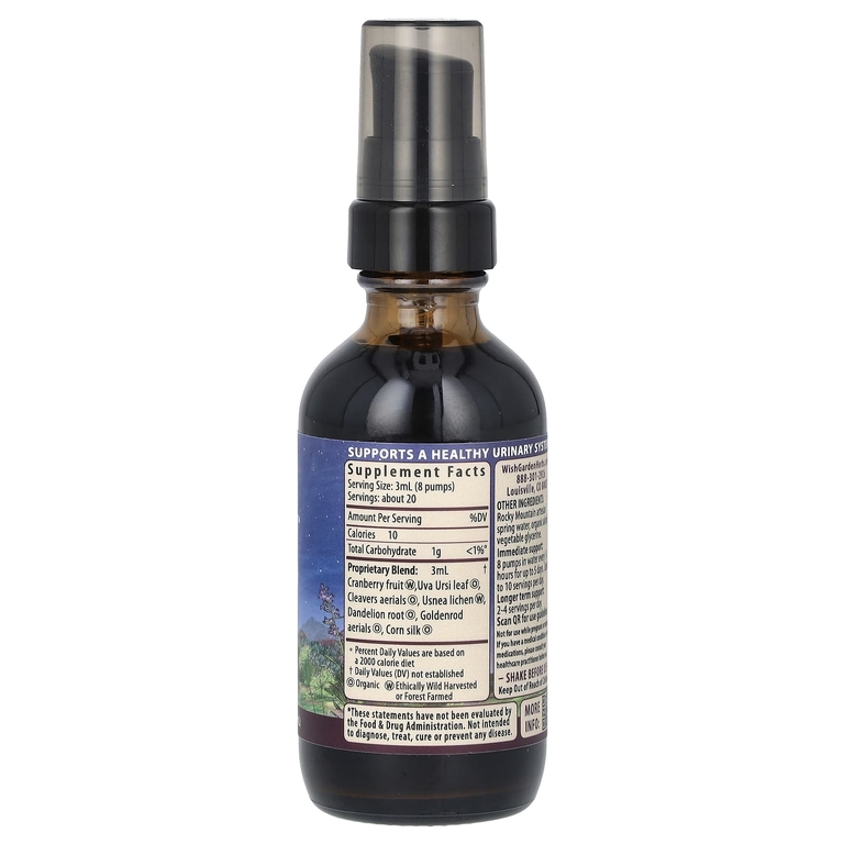WishGarden Herbs, Urinary Strength, ежедневная поддержка, 59 мл (2 жидк. унции)