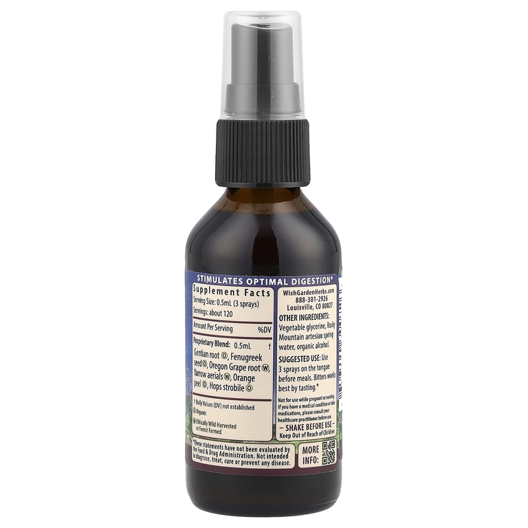 WishGarden Herbs, Badass™ Bitters, горькая настойка, 59 мл (2 жидк. унции)