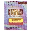 Teeccino, Miraculous Mushrooms™ с обжаренным травяным чаем, родиола львиная гриба, роза, без кофеина, 10 чайных пакетиков, 60 г (2,12 унции)