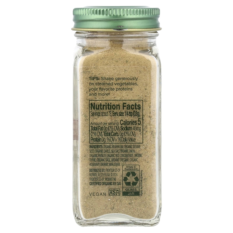 Simply Organic, Смеси умами, жареный чеснок и травы, 62 г (2,19 унции)