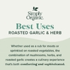 Simply Organic, Смеси умами, жареный чеснок и травы, 62 г (2,19 унции)