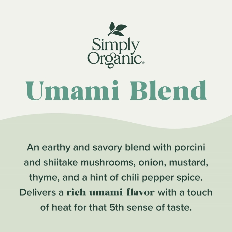 Simply Organic, Смеси умами, оригинальные, 89 г (3,14 унции)