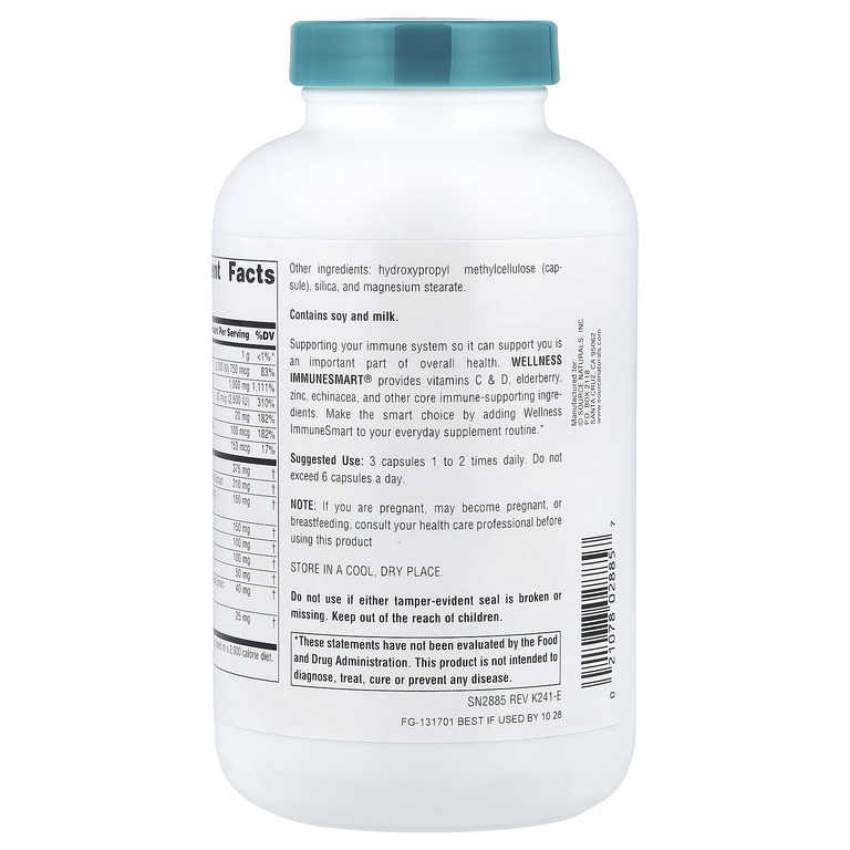 Source Naturals, Wellness, ImmuneSmart®, 180 капсул