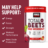 Force Factor, Total Beets®, предтренировочный комплекс, со вкусом фруктового пунша, 356 г (12,6 унции)