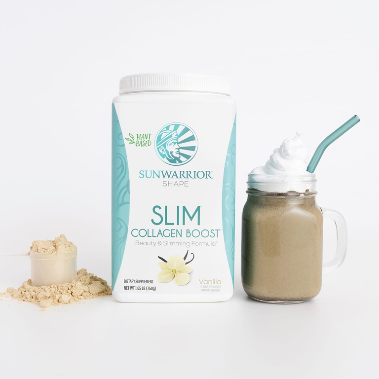 Sunwarrior, Shape, Slim Collagen Boost™, со вкусом ванили, 750 г (1,65 фунта)