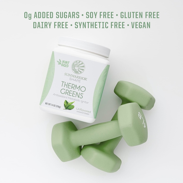 Sunwarrior, Shape, Thermo Greens™, без добавок, 210 г (7,4 унции) (Товар снят с продажи) 