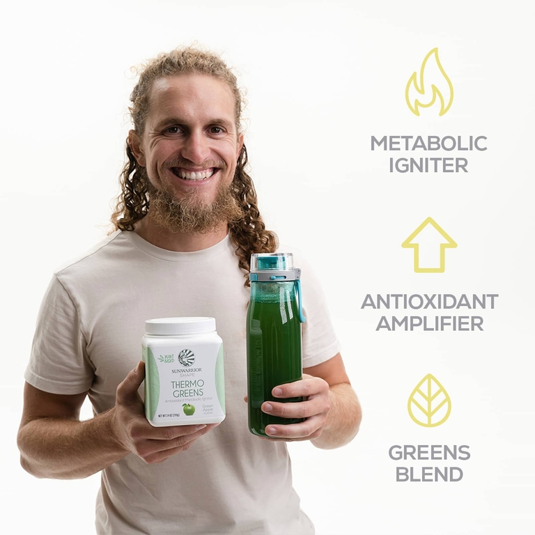 Sunwarrior, Shape, Thermo Greens™, со вкусом зеленого яблока, 210 г (7,4 унции) (Товар снят с продажи) 