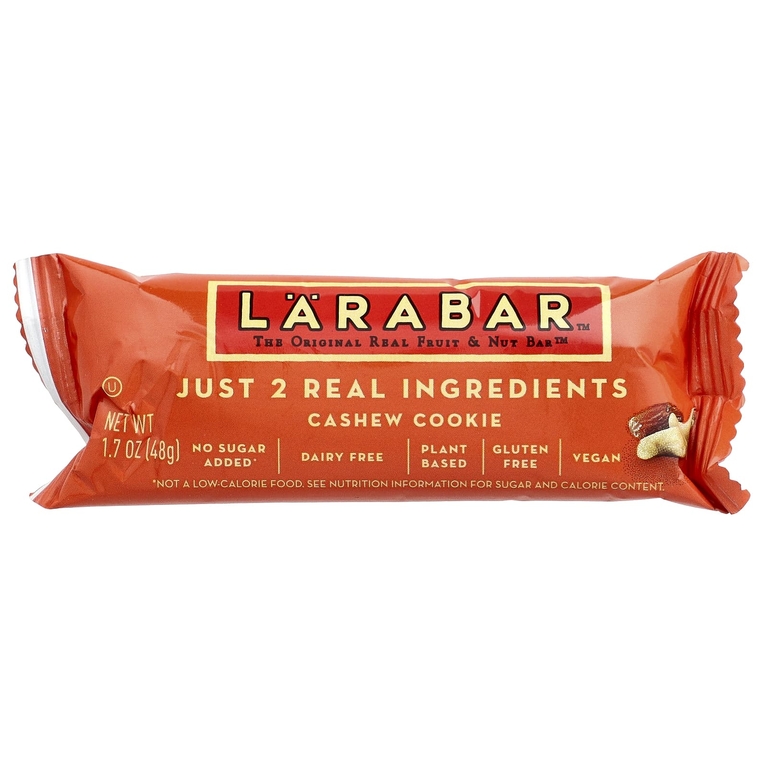 Larabar, батончик с натуральными фруктами и орехами, печенье из кешью, 6 батончиков по 48 г (1,7 унции) (Товар снят с продажи) 